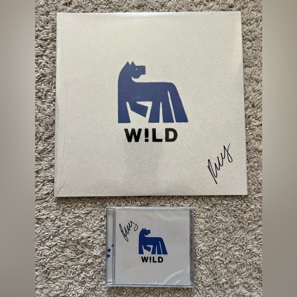 Lot of 2: Russ Wild W!LD Hand Signed / Autographed Vinyl LP & CD